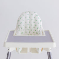 All Things Milan Minty Hearts IKEA Antilop Cushion Cover