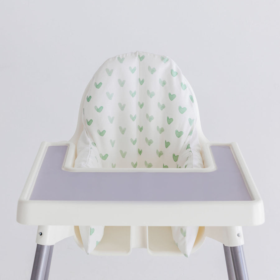 All Things Milan Minty Hearts IKEA Antilop Cushion Cover