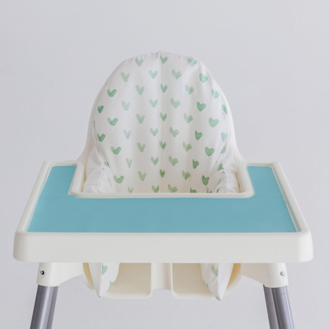 All Things Milan Minty Hearts IKEA Antilop Cushion Cover