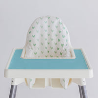 All Things Milan Minty Hearts IKEA Antilop Cushion Cover