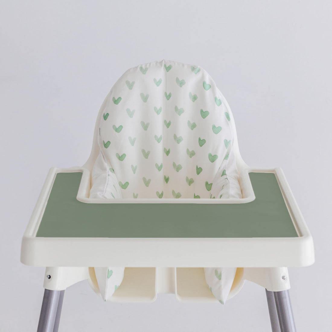 All Things Milan Minty Hearts IKEA Antilop Cushion Cover