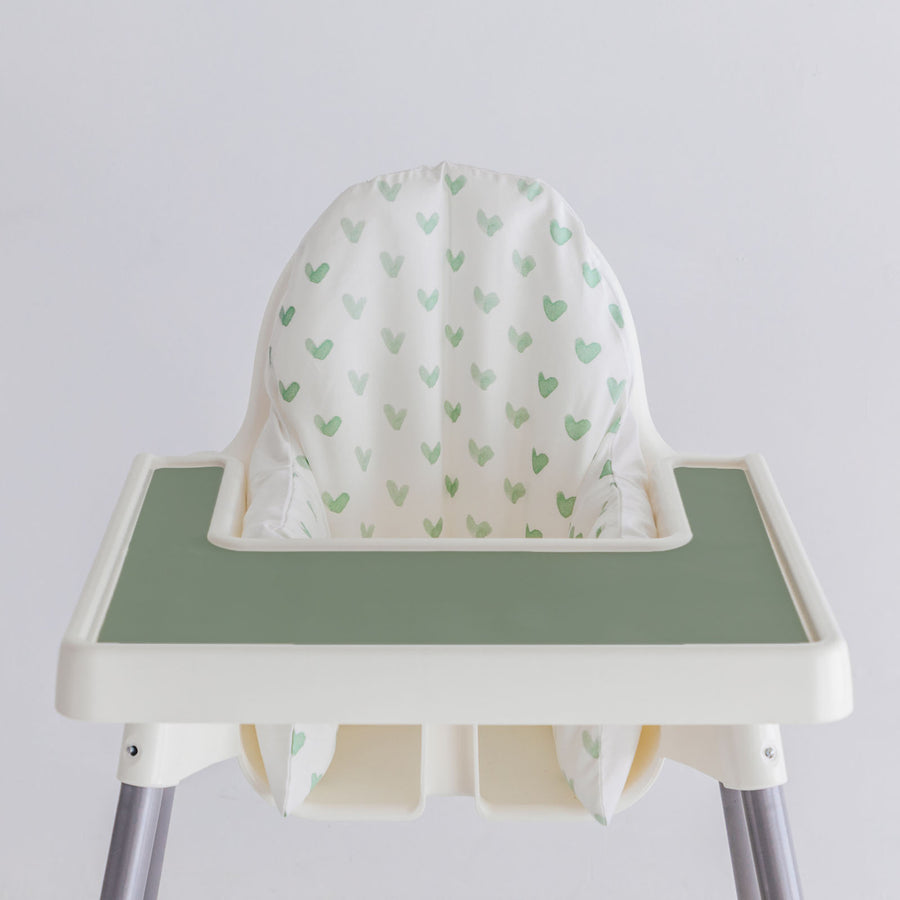 All Things Milan Minty Hearts IKEA Antilop Cushion Cover