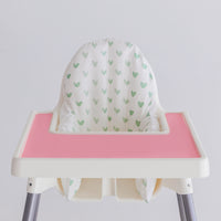 All Things Milan Minty Hearts IKEA Antilop Cushion Cover