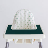 All Things Milan Minty Hearts IKEA Antilop Cushion Cover