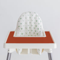 All Things Milan Minty Hearts IKEA Antilop Cushion Cover