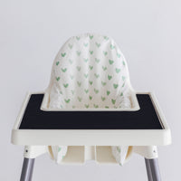 All Things Milan Minty Hearts IKEA Antilop Cushion Cover