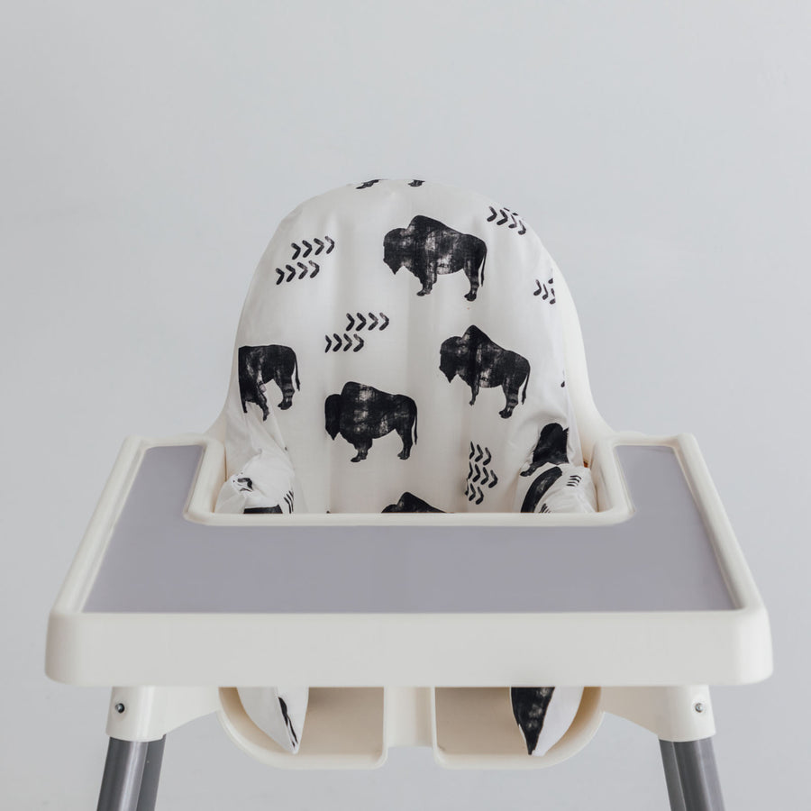 All Things Milan Black Buffalo IKEA Antilop Cushion Cover